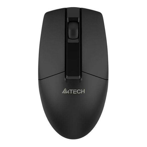 Мышь A4Tech G3-330N , оптическая, беспроводная, 1200dpi, USB, чёрный