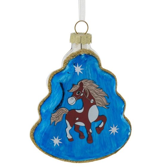 Украшение новогоднее &quot;Елочка с лошадкой&quot;, L8 W2,5 H11 см