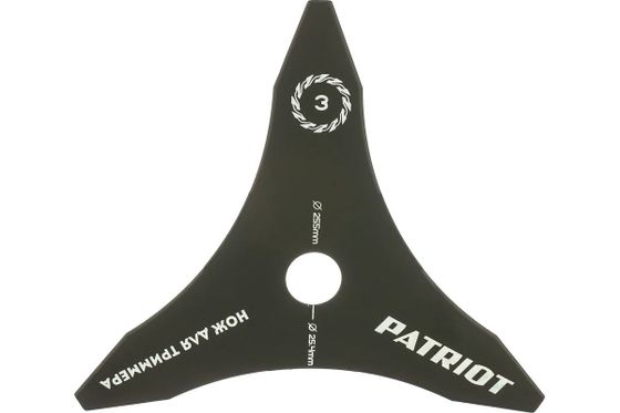 Нож Patriot TBM-3 (D=255x25.4мм, 3 лопасти)
