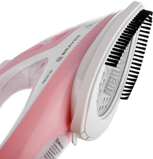 Утюг Brayer BR4080 2000Вт розовый/белый