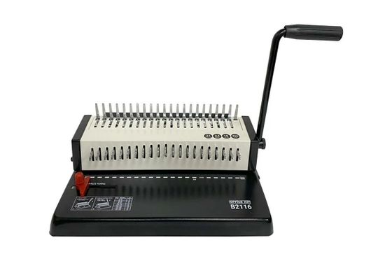 Переплетчик Office Kit B2116 A4/перф.13л.сшив/макс.450л./пластик.пруж. (4.5-45мм)