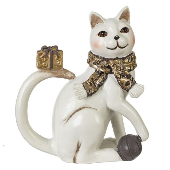 Фигурка декоративная "Кошка", L10 W5 H13 см, 2в.