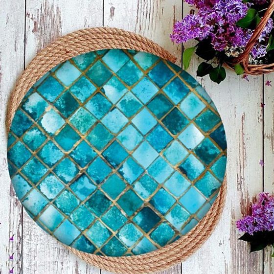 Поднос TURQUOISE 33см