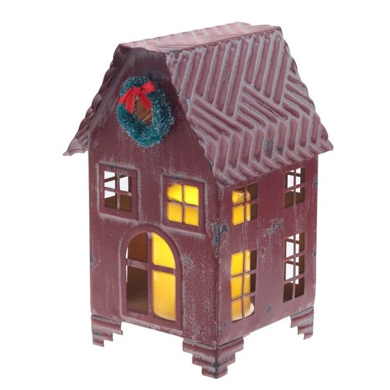 Изделие декоративное с подсветкой &quot;Домик&quot; (3хAAA н/п), L14,5 W14 H23 см