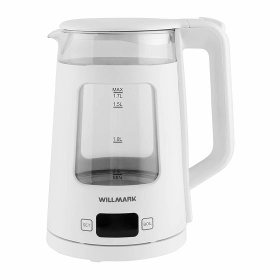 Чайник электрический Willmark WEK-1720DW 1.7л 2200Вт белый