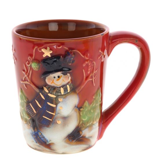 Кружка, L12 W8,5 H10,5 см, 300 мл, 4в. ( в подарочной упаковке)