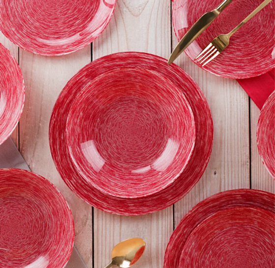 Набор столовый BRUSHMANIA TERRACOTTA 12пр