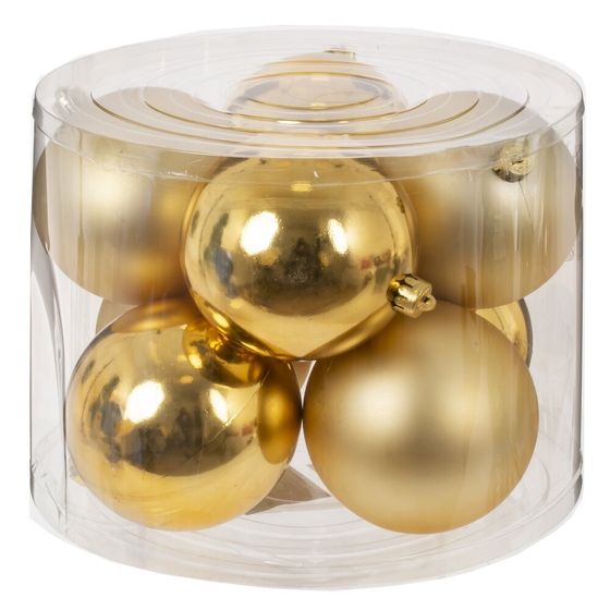 Набор из 8шт Украшение новогоднее &quot;Шар&quot;, D 10 см, L24 W24 H18,5 см