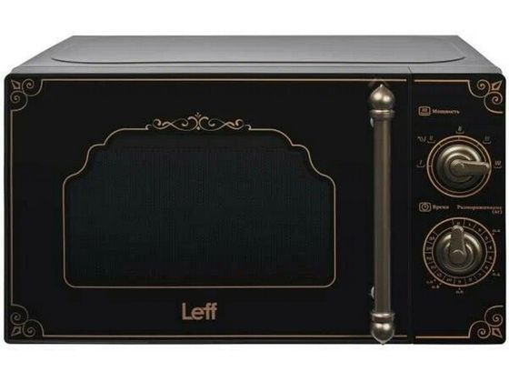 Микроволновая печь Leff 20MM729B 20л 700Вт черный ретро