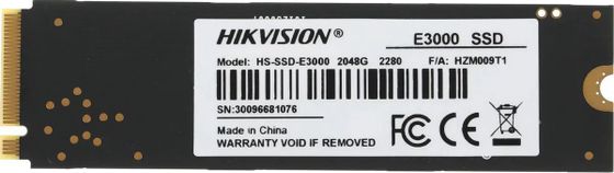 Накопитель SSD 2Tb Hikvision PCI-E 3.0 x4 M.2 2280 HS-SSD-E3000/2048G