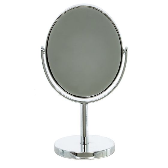 Зеркало настольное двустороннее с увеличением, L9 W6,5 H16 см