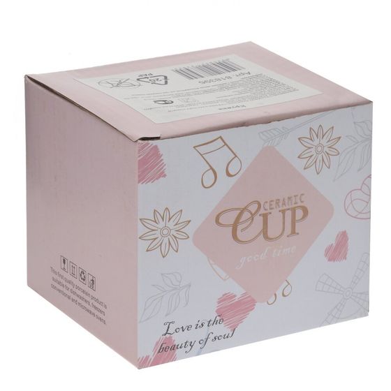 Кружка, 360 мл, L12 W10 H9 см