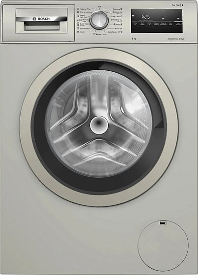 Стиральная машина Bosch Serie 4 WAN2420XME серебристый 8кг 1200об/мин инвертор англ.панель