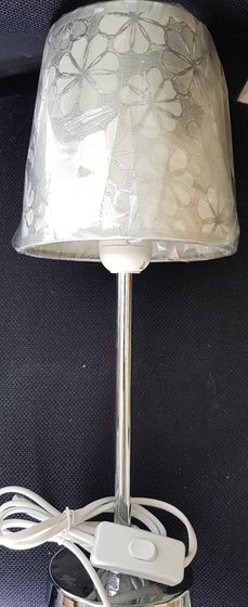 !09 Лампа настольная , W40, цвет серый