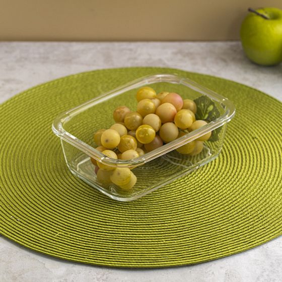 Контейнер ПЮРБОКС АКТИВ НЕОН ЗЕЛЕНЫЙ 820мл прямоугольный