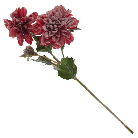 Цветок искусственный &quot;Снежный георгин&quot;, L20 W10 H54 см