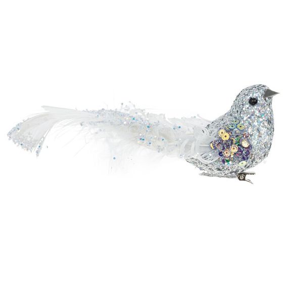 Изделие декоративное &quot;Птичка&quot;, L14 W4 H5 см, 2в.