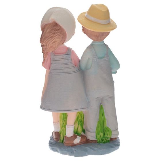 Фигурка декоративная &quot;Мальчик с девочкой&quot;, Д9,5 Ш8 В18,5 см