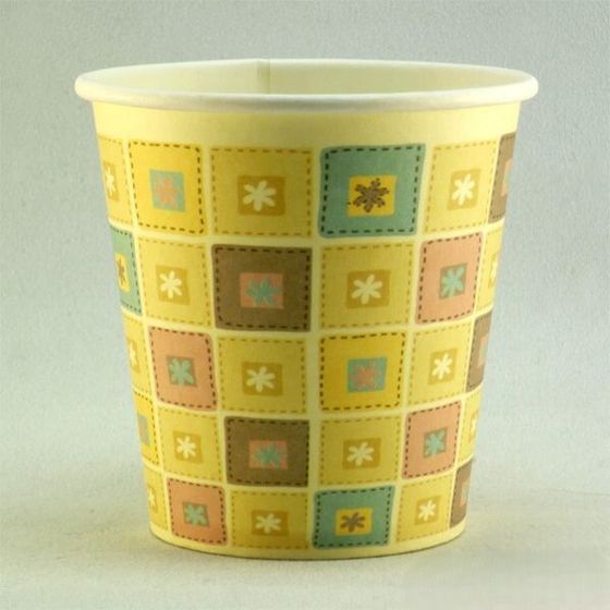 !09 Бумажные стаканы (наборы 12 штук) "Праздничные" 330 мл.