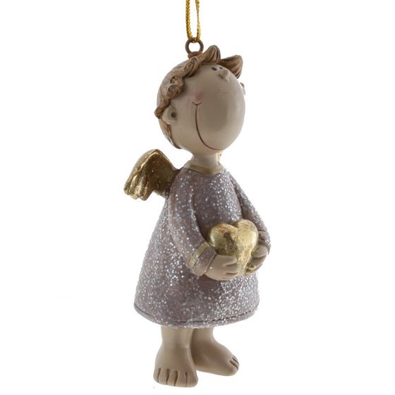 Изделие декоративное подвесное &quot;Ангел&quot;, L6 W3,5 H10,5 см, 2в.