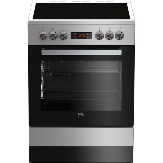 Плита электрическая Beko FSM67320GSS нержавеющая сталь