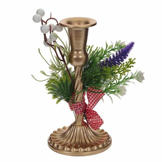 !09 Подсвечник Новогодний, L14 W10 H19 см.