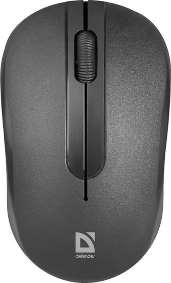 Мышь Defender Datum MM-285 черный оптическая беспров. (1600dpi) (52285)