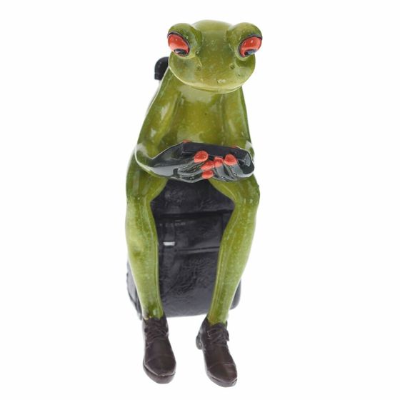 Фигурка декоративная &quot;Лягушка&quot;, Д6 Ш8,5 В14 см