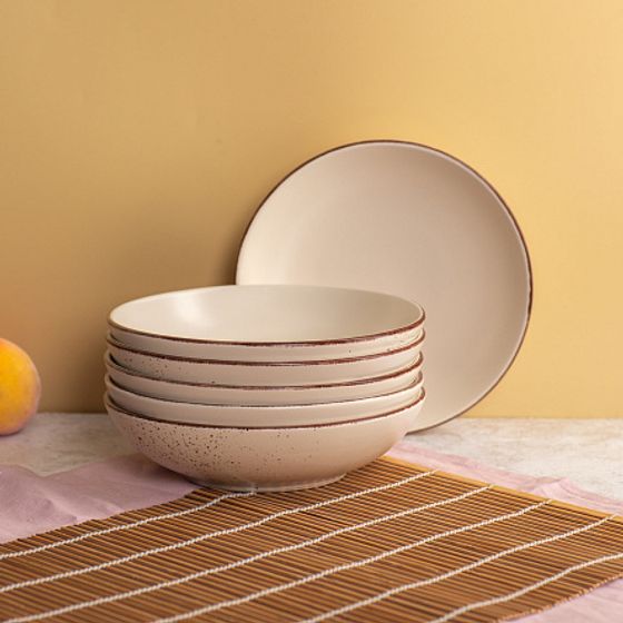 Тарелка суповая OH!SPLASH бежевый 20.5см 660мл