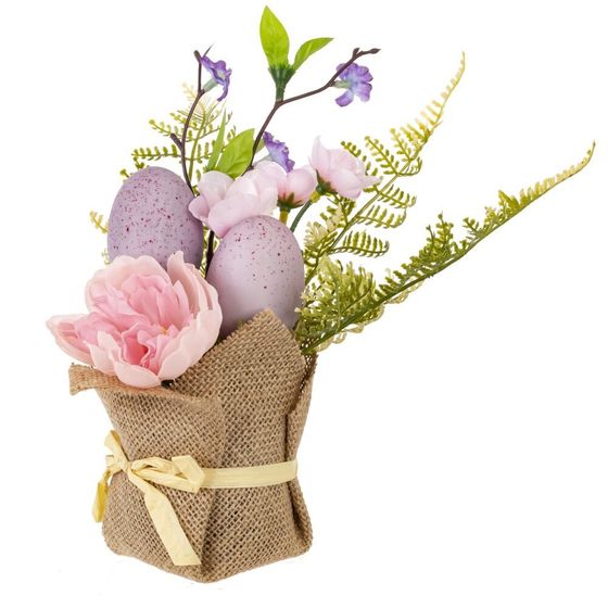 Цветочная композиция &quot;Пасхальная&quot;, L15 W12 H24 см