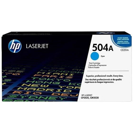 Картридж HP 504A CE251A для CM3530/CP3525 (7000k), голубой