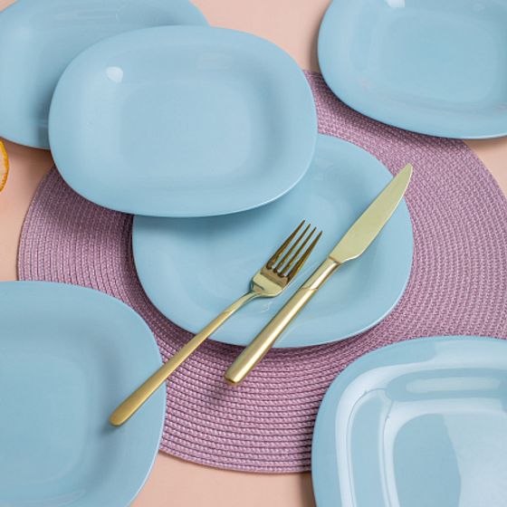 Тарелка десертная КАРИН ПАРАДАЙЗ БЛЮ 19.5см