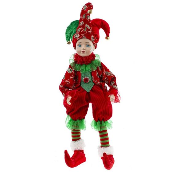 Игрушка набивная  &quot;Клоун&quot; (муз,движ), L15 W13 H45 см (полка 25 см.)