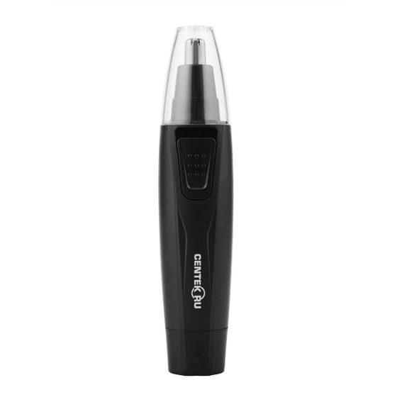 Триммер Centek CT-2196 батареи (насадок 1шт) черный/хром