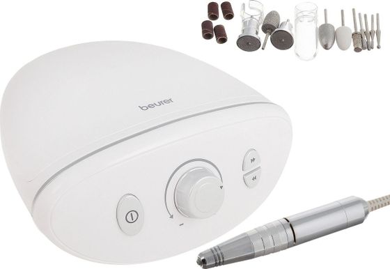 Маникюрно-педикюрный набор Beurer MP100 насадок в компл.:10шт белый (570.68)