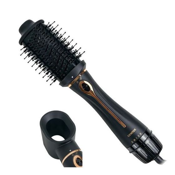 Фен-щетка Centek CT-2063 1200Вт золотой/черный