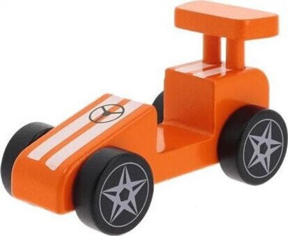 Trefl TREFL Zabawka drewn.Racing car ORANGE 61696