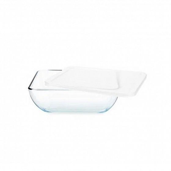 Блюдо Pyrex Daily с крышкой 27x22x9см 3.5л прямоугольное