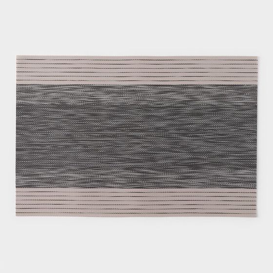 Салфетка сервировочная на стол «Космос», 45×30 см, серая