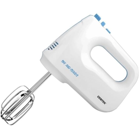Миксер ручной Centek CT-1128 400Вт белый/синий