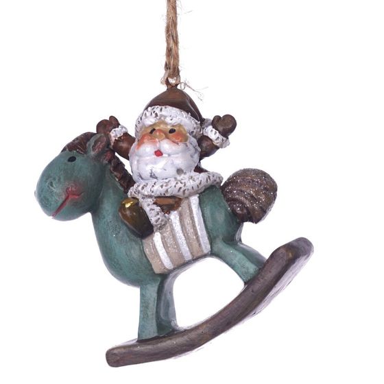 Фигурка декоративная подвесная &quot;Ангел/ Дед Мороз&quot;, L5,5 W2 H6 см, 4в.