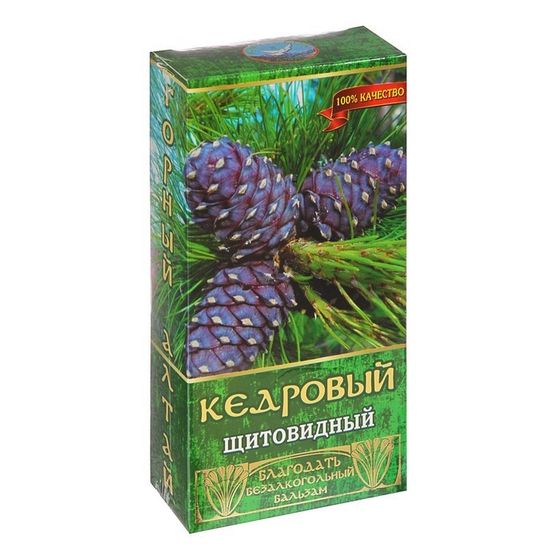 Бальзам безалкогольный &quot;Кедровый&quot; щитовидный, 250 мл