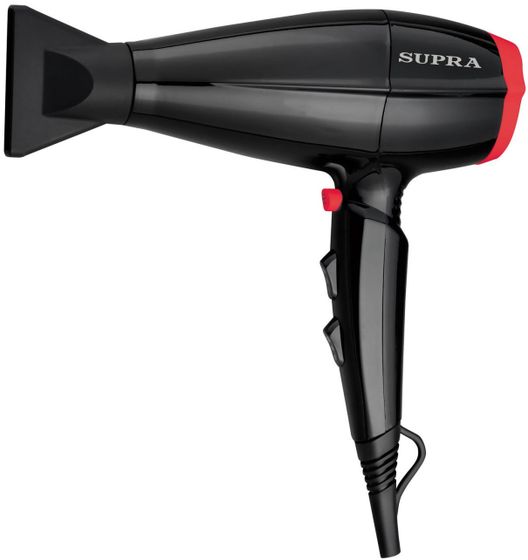 Фен Supra PHS-2017M 2000Вт черный/красный