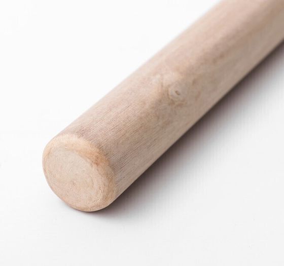 !09 Скалка для теста деревянная, 24 см, прямая