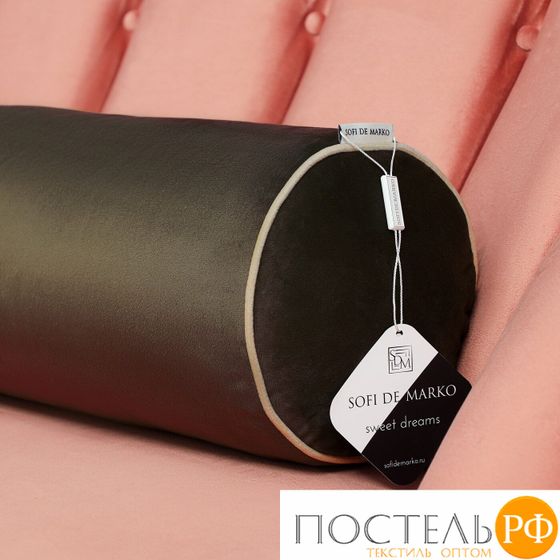 Под-Бл-50х18х18шк Блейк (шоколад) Подушка-валик 50х18х18