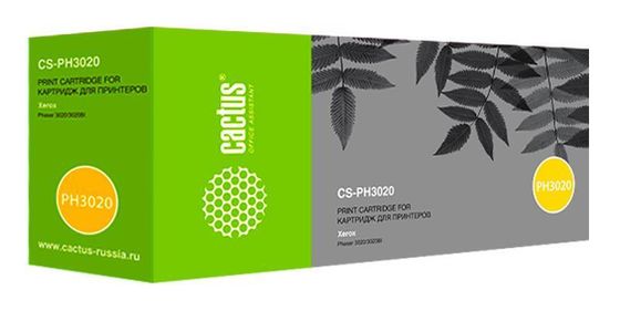 Картридж лазерный Cactus CS-PH3020 106R02773 черный (1500стр.) для Xerox Phaser 3020/3020BI
