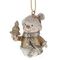 Фигурка декоративная подвесная "Снеговик", L4 W4 H5,5 см, 4в.