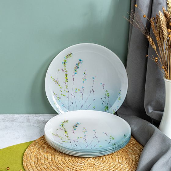 Набор столовый SIMPLY TROMPETTE TURQUOISE 44 предмета