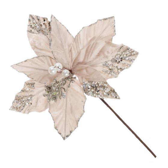 Цветок искусственный &quot;Пуансеттия&quot;, L23 W23 H38,5 см