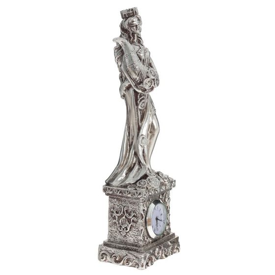 Часы настольные декоративные &quot;Фортуна&quot;, L7 W5 H24 см, (1xLR41)